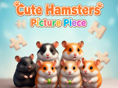 Mchezo Cute Hamsters Picture piece