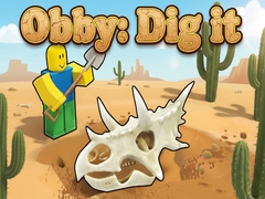 Mchezo Obby: Dig it