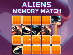 Mchezo Aliens Memory Match
