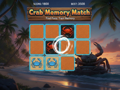 Mchezo Crab Memory Match