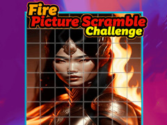 Mchezo Fire Picture Scramble Challenge