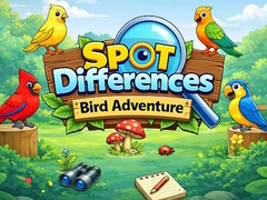 Mchezo Spot Differences Bird Adventure