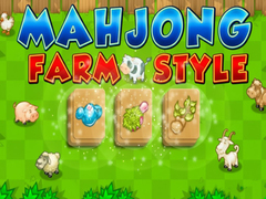 Mchezo Mahjong Farm Style