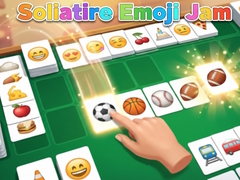 Mchezo Solitaire Emoji Jam