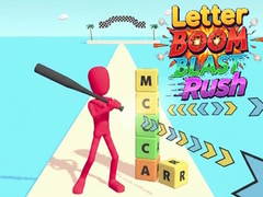 Mchezo Letter Boom Blast Rush
