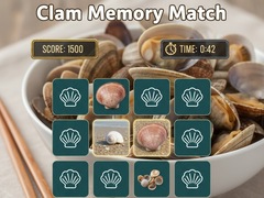 Mchezo Clam Memory Match