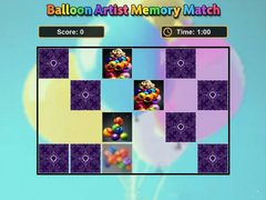 Mchezo Balloon Artist Memory Match