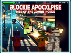 Mchezo Blockie Apocalypse Rise of the Zombie Horde