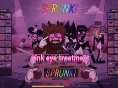 Mchezo Sprunki: Pink Eye Treatment