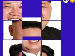 Mchezo Kim Jong Un Tile Puzzle