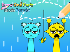 Mchezo Draw One Part Brain Puzzle