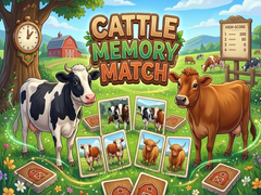 Mchezo Cattle Memory Match