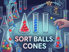 Mchezo Sort Balls: Cones