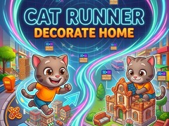 Mchezo Cat Runner Decorate Home