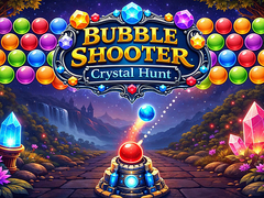 Mchezo Bubble Shooter Crystal Hunt