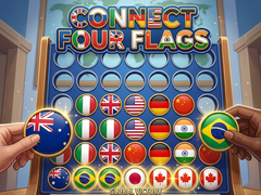 Mchezo Connect Four Flags