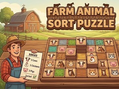 Mchezo Farm Animal Sort Puzzle
