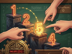 Mchezo Tap the Biggest Number