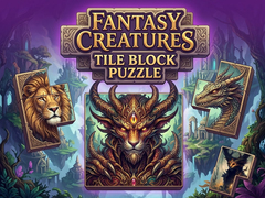 Mchezo Fantasy Creatures Tile Block Puzzle