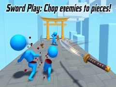 Mchezo Sword Play: Chop enemies to pieces!