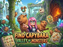 Mchezo Find Capybara: Valley of Monsters