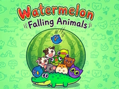 Mchezo Watermelon Falling Animals