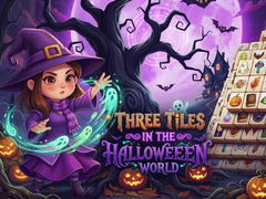 Mchezo The Three Tiles in the Halloween World
