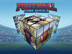 Mchezo Football Cube Puzzle