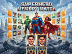 Mchezo Superhero Memory Match