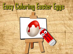 Mchezo Easy Easter Coloring Eggs