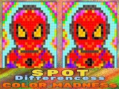 Mchezo Spot the Differences Color Madness 