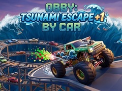 Mchezo Obby: Tsunami Escape +1 by Car