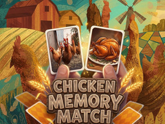 Mchezo Chicken Memory Match