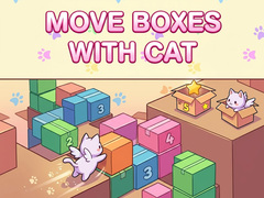 Mchezo Move Boxes with Cat