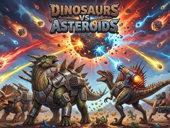 Mchezo Dinosaurs vs Asteroids