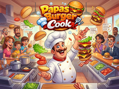 Mchezo Papas Burger Cook