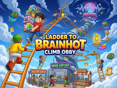 Mchezo Ladder to Brainhot: Climb Obby