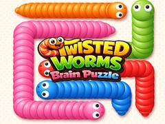 Mchezo Twisted worms Brain Puzzle