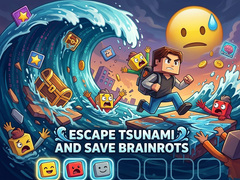 Mchezo Escape Tsunami and Save Brainrots