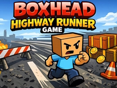 Mchezo Boxhead Highway Runner Game