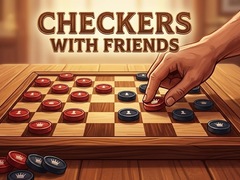Mchezo Checkers with Friends