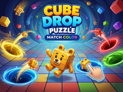 Mchezo Cube Drop Puzzle: Match Color