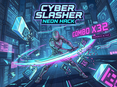 Mchezo Cyber Slasher: Neon Hack