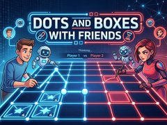 Mchezo Dots and Boxes with Friends