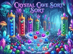Mchezo Crystal Cave Sort