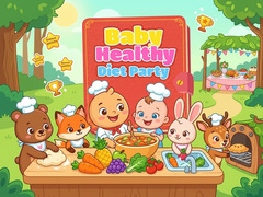 Mchezo Baby Healthy Diet Party