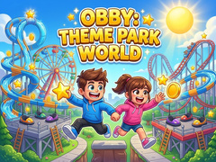 Mchezo Obby: Theme Park World