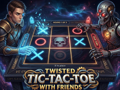 Mchezo Twisted Tic-Tac-Toe with Friends