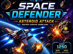 Mchezo Space Defender: Asteroid Attack