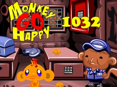 Mchezo Monkey Go Happy Stage 1032